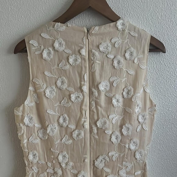 Rebecca Taylor Nicola Linen Fit & Flare Dress Sz 4 - Picture 8 of 13